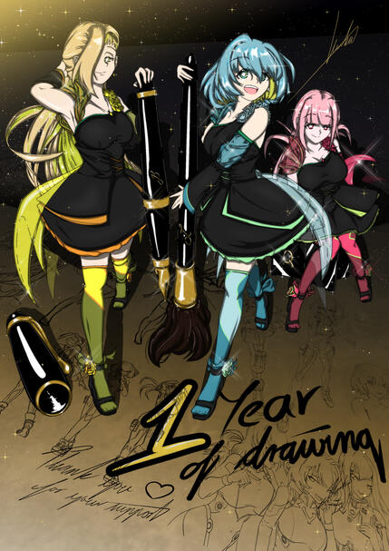 Lavinia, Beatrix, Quinn