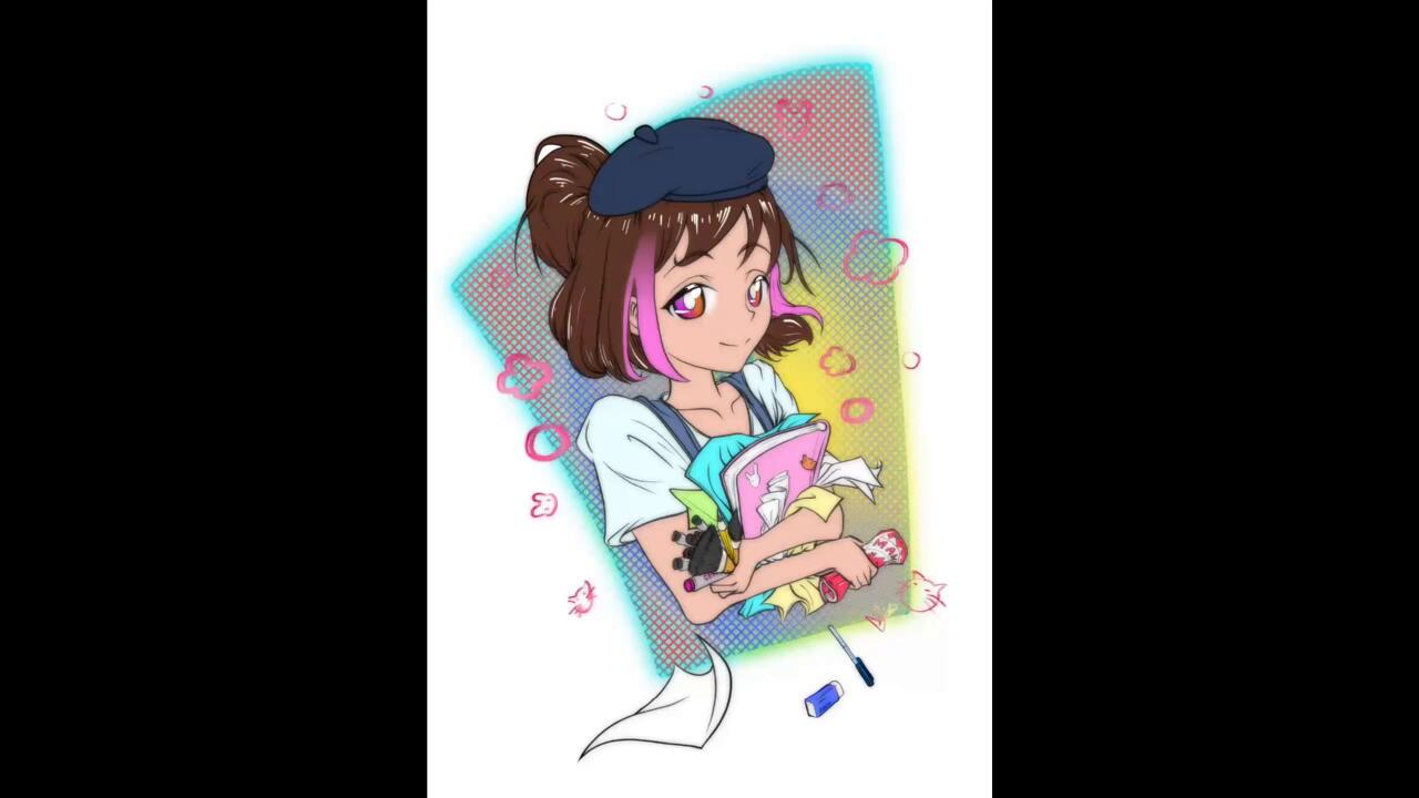 Speedpaint - OC Pea and Ademia